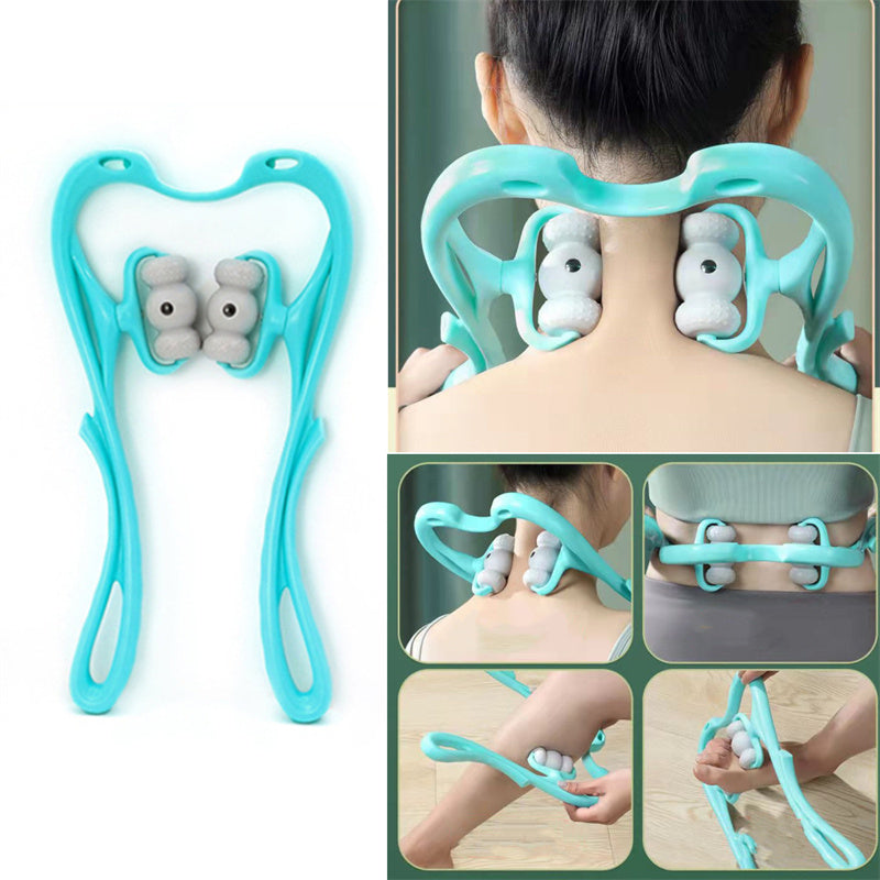 Neck Massager For Pain Relief Deep Tissue 360 Degree Roller With 96 Pressure