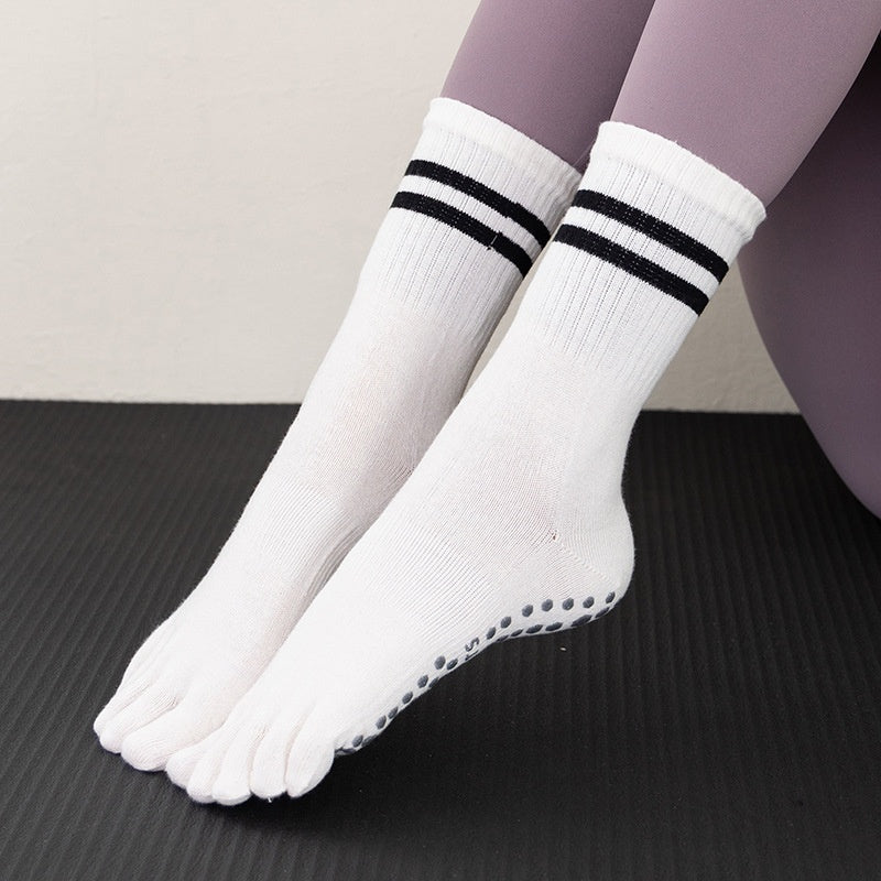 Yoga Socks Non-slip Professional Women's Toe Sports Running Fitness Skipping