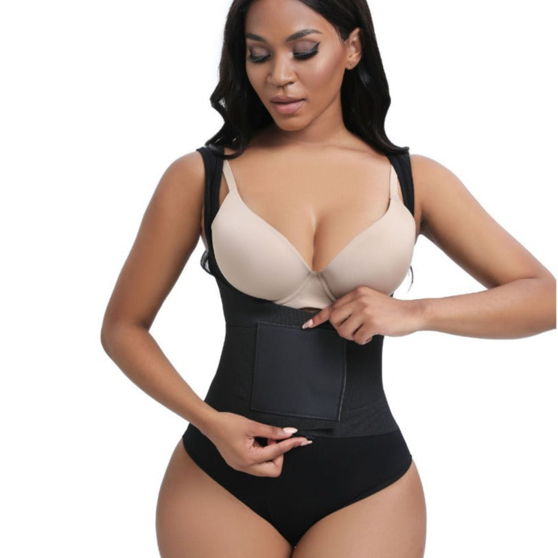 Belly Contracting Sports Waist Seal Breathable Shapewear Fitness Breasted Hip
