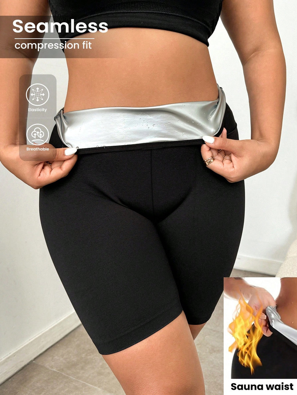 Sauna Sweat Shaperwear Shorts Leggings Pants Workout Lower Body Shaper
