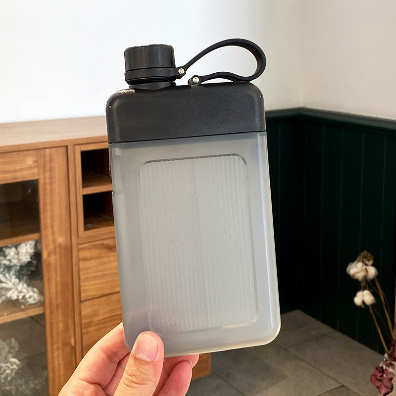 Portable Pocket Water Bottle Creative Flat Sports Simple