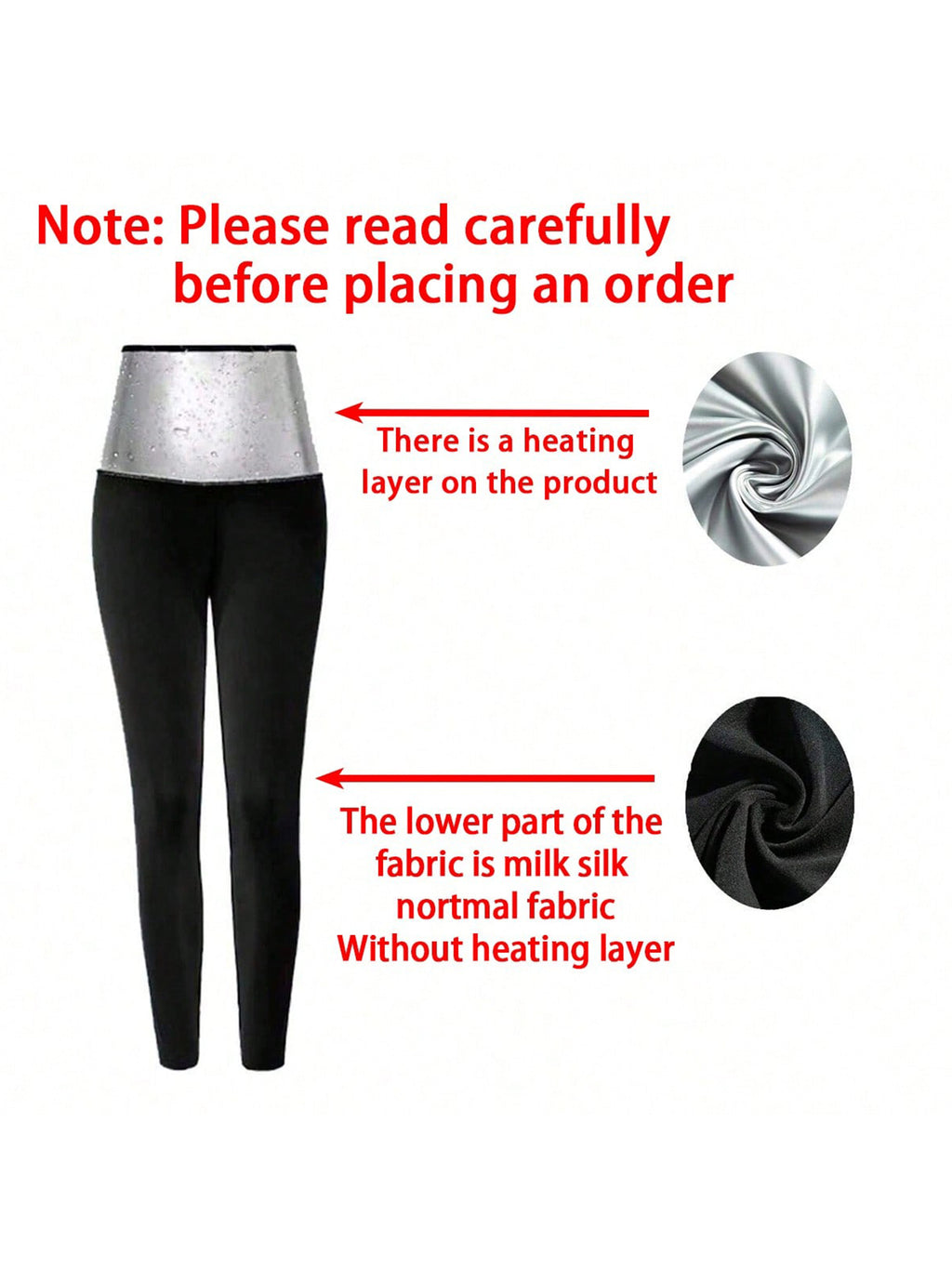 Women Sauna Sweat Leggings, High Waist Thermo Compression Workout Pants, Tummy