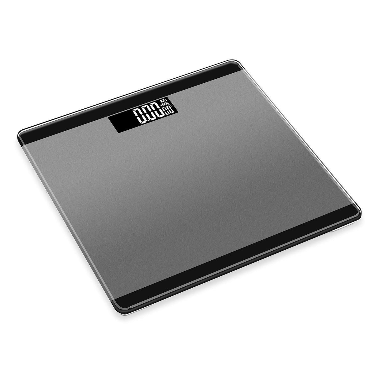 3-in-1 Digital Bathroom Scale, Weight Electronic Space Gray