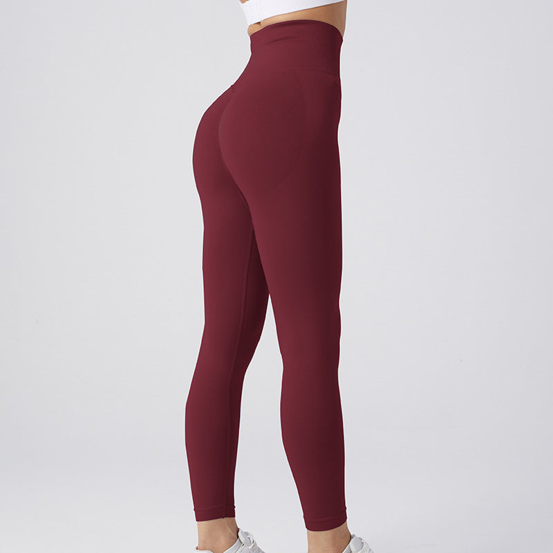 Seamless Leggings Yoga Pants Tummy Control Workout Running For Women
