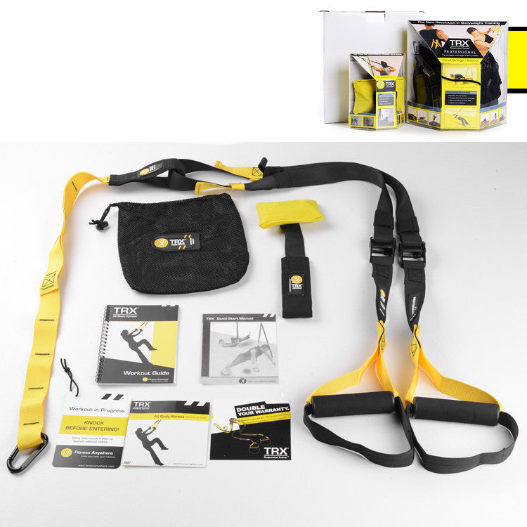 Hanging Training Belt Set Suspension Strap Resistance Band Yoga Pull Rope