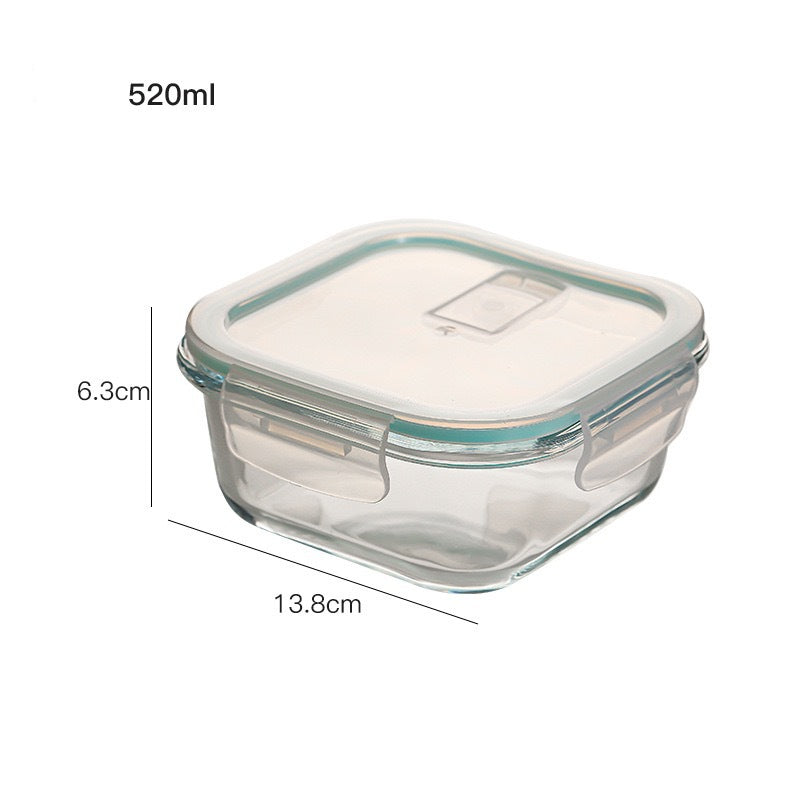 Glass Lunch Box Microwave Separation Type
