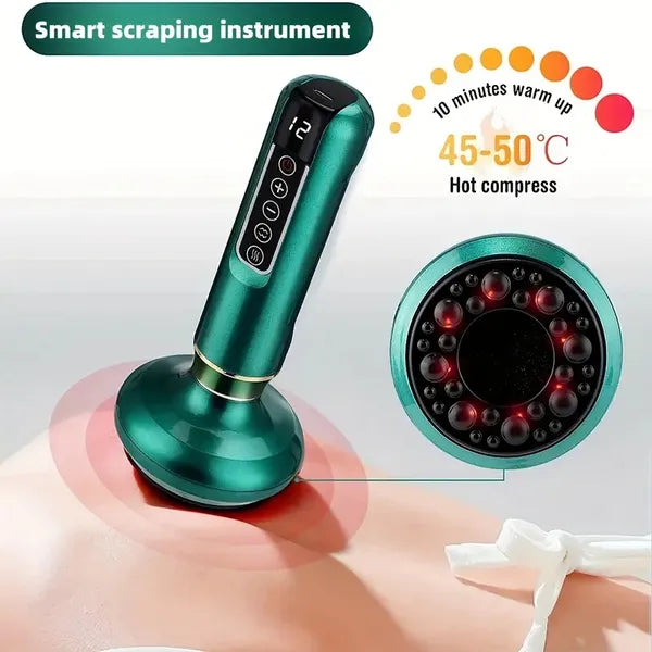 Body Gua Sha Scraping Massager. 12 Level Electric Vacuum Cupping Massager