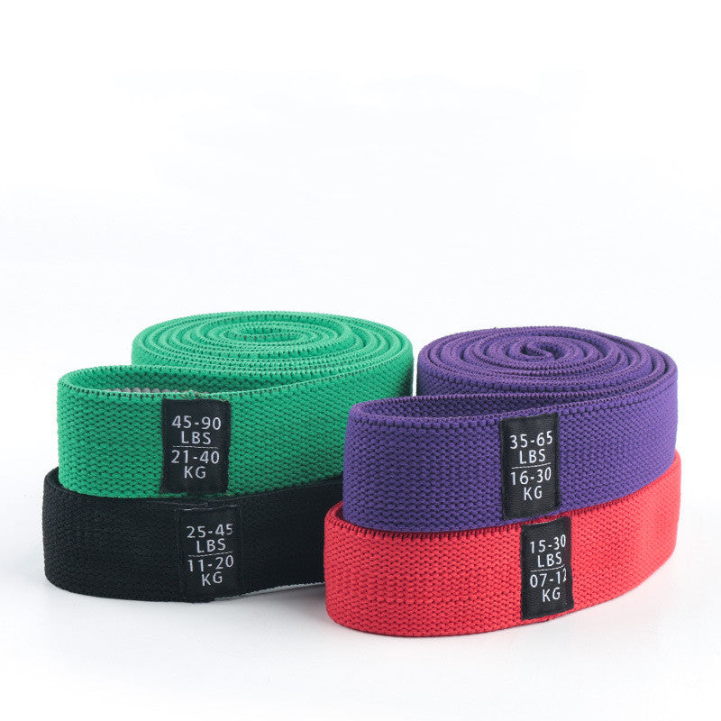 Fitness Long Resistance Bands Fabric Set Exercise Workout Elastic For Pull Up
