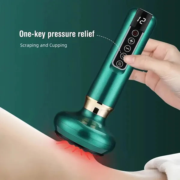 Body Gua Sha Scraping Massager. 12 Level Electric Vacuum Cupping Massager