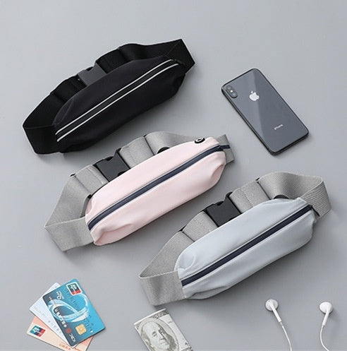 Men's And Women's Outdoor Sports Waist Bag Gym Waterproof Storage Invisible