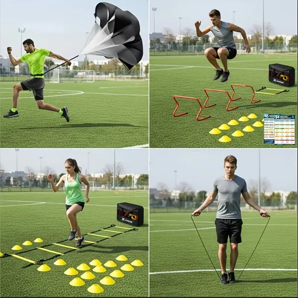Professional Agility Ladder Training Set For Speed & Footwork - Adjustable