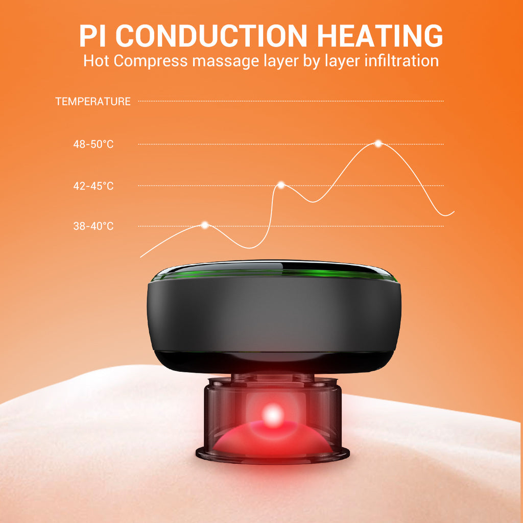 Remote Control Intelligent Cupping Device Electric Gua Sha Scraping Massager