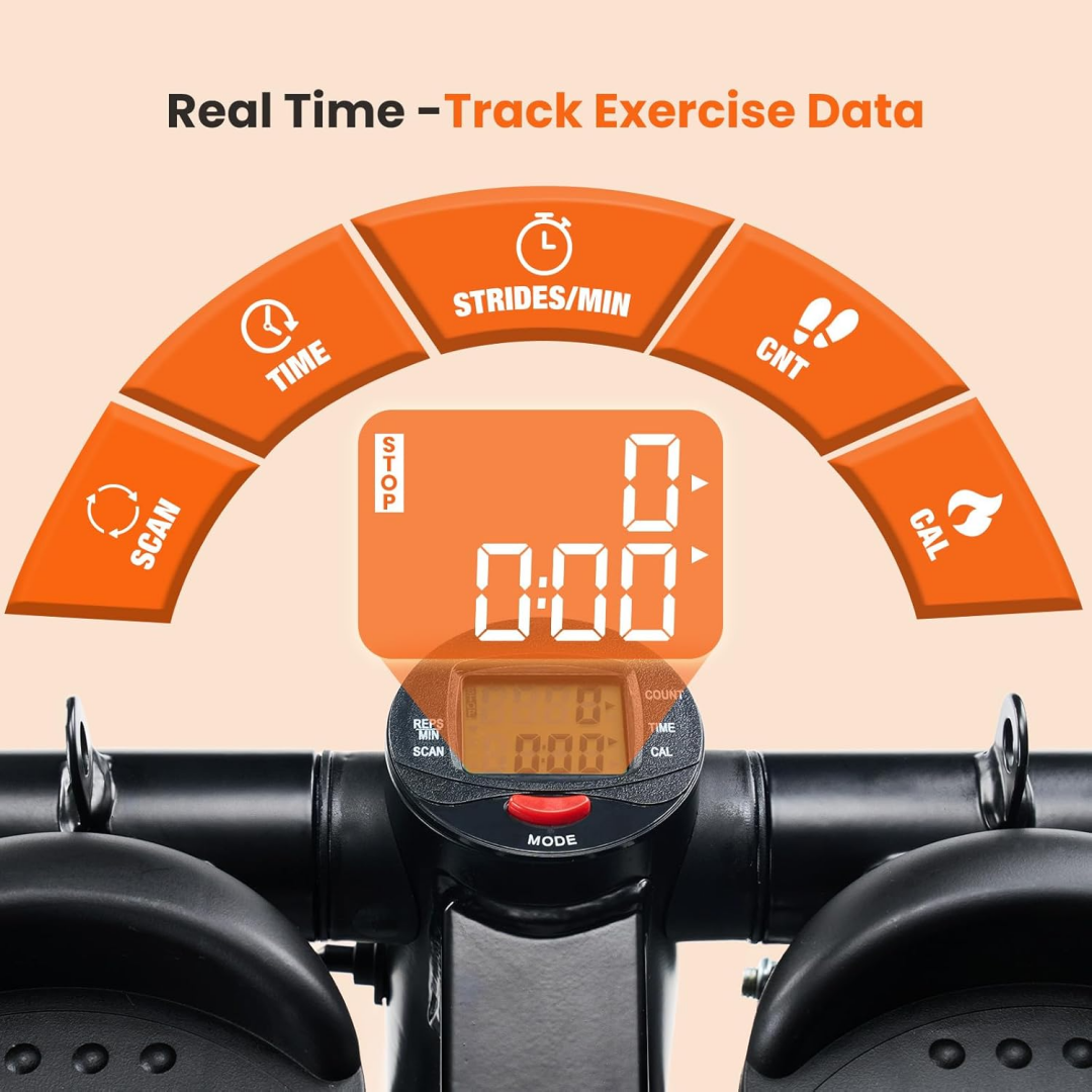 Mini Stepper With Resistance Band