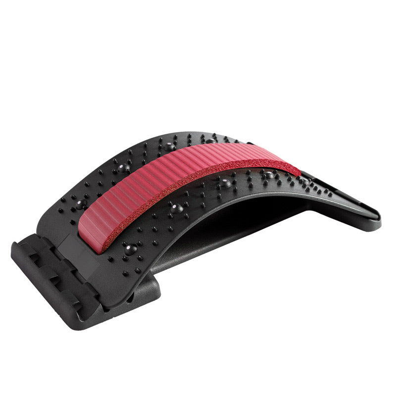Back Stretcher Adjustable Cracker Massage Waist Neck Fitness Lumbar Cervical