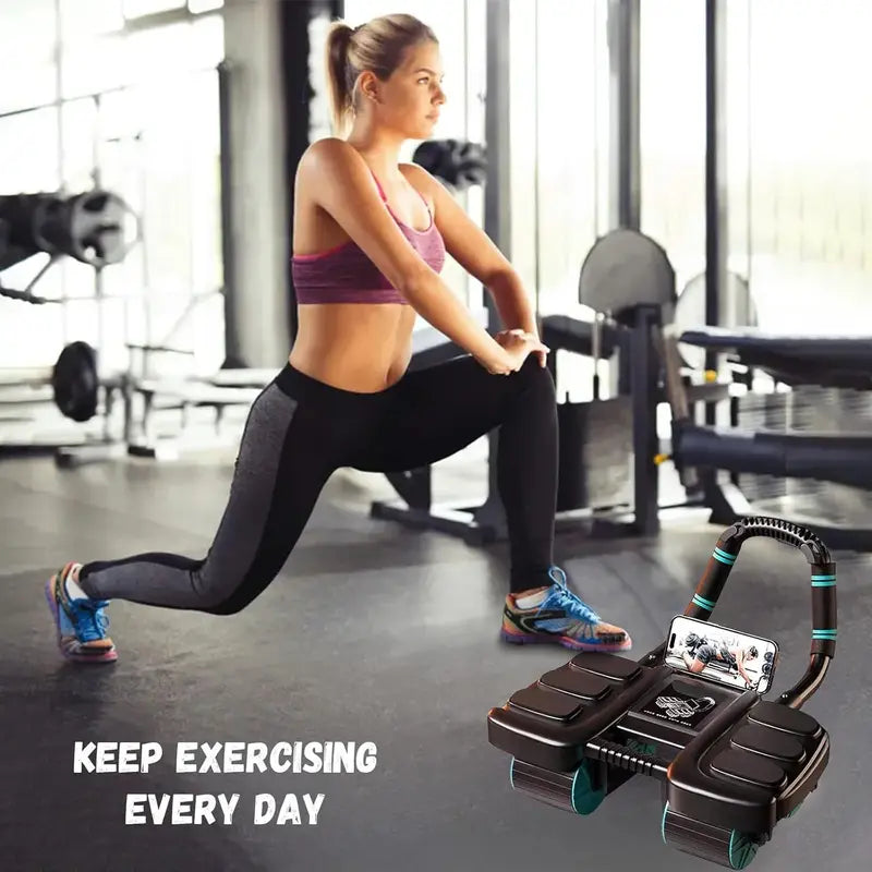 Automatic Rebound Abdominal Wheel Roller - 4 Design Abs With Elbow