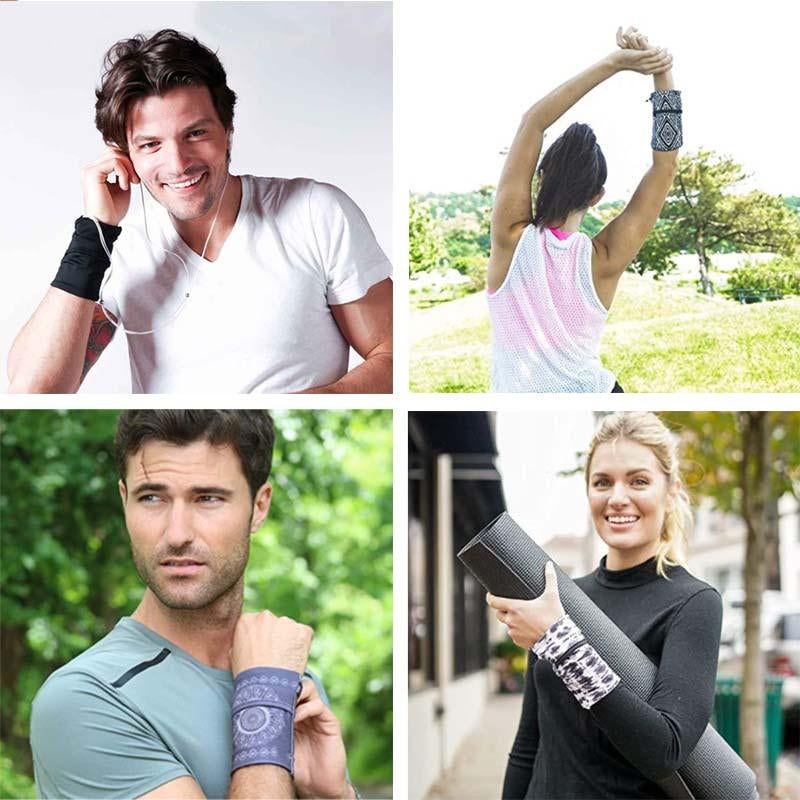 Running Mobile Phone Arm Bag Men Women Wristband Wrist Armband Fitness Outdoor