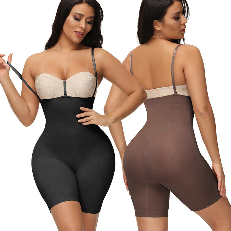 No Trace European And American Sling One-piece Shapewear Without