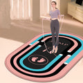Oval Home Indoor Silent Anti-slip Fitness Thickened Skipping Rope Shock Pad