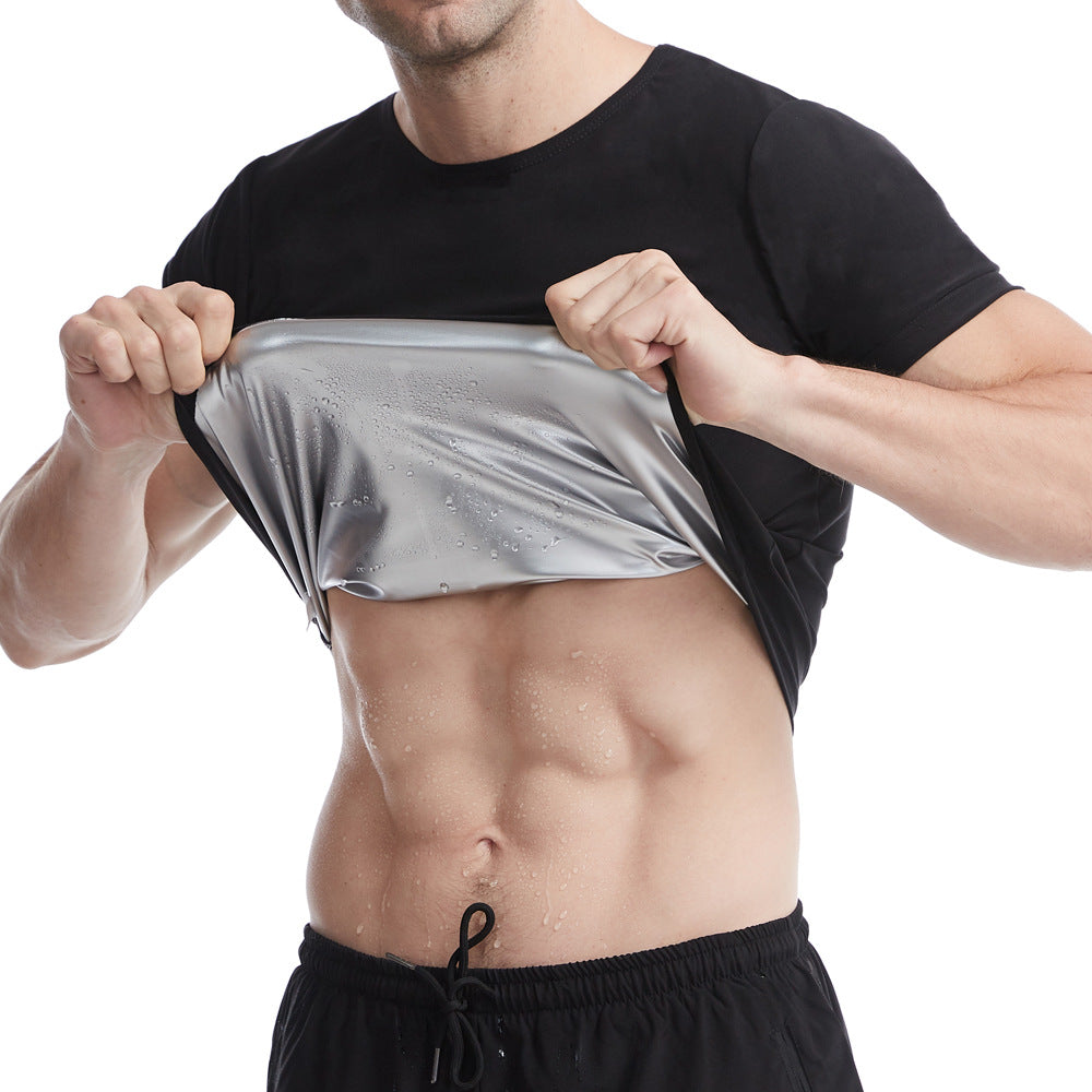 Men's Violently Sweat Suit Sports Short-sleeved Shorts