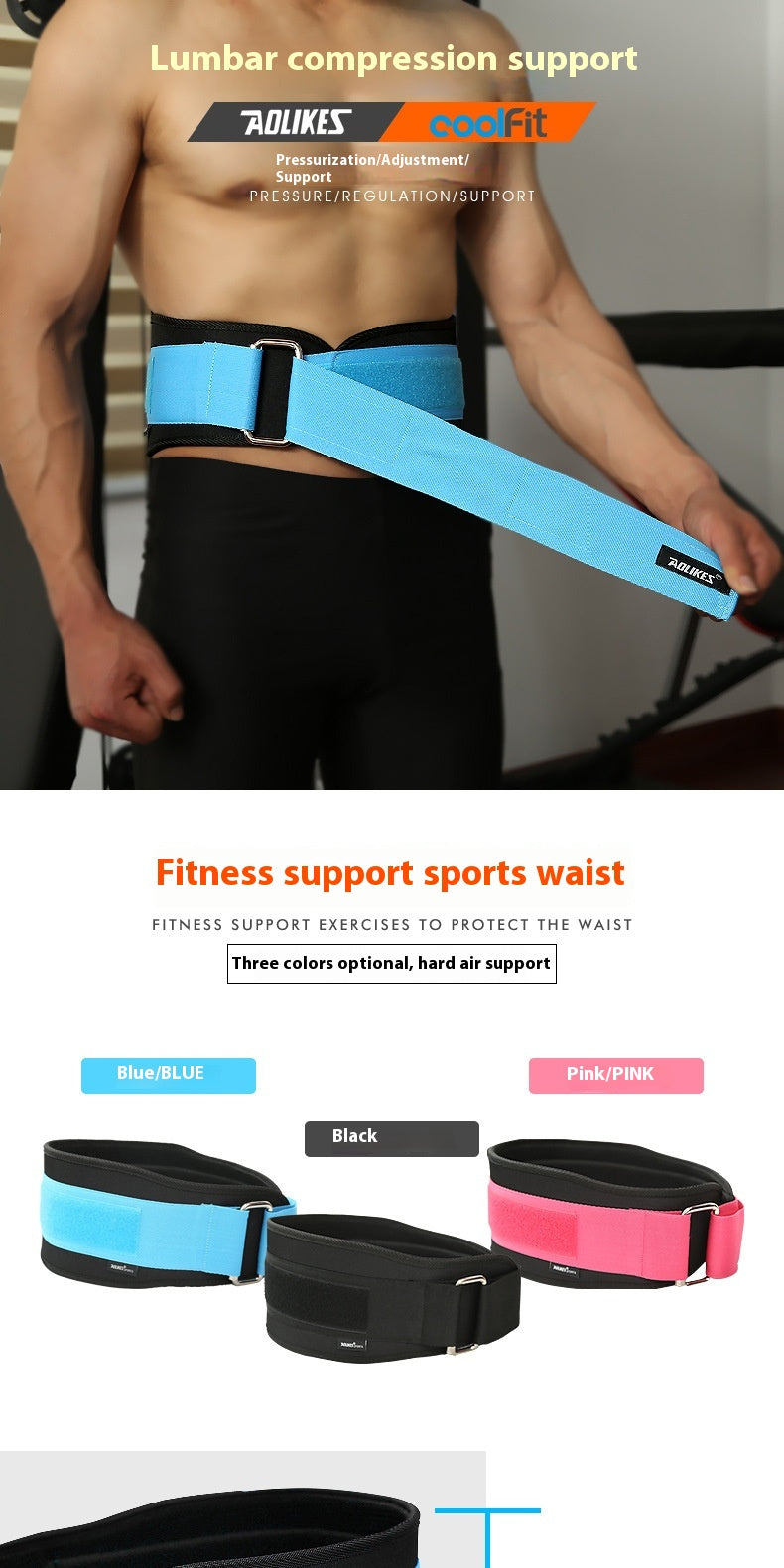 Squat Belt Weight Lifting Bodybuilding Fitness Training Sports Protection