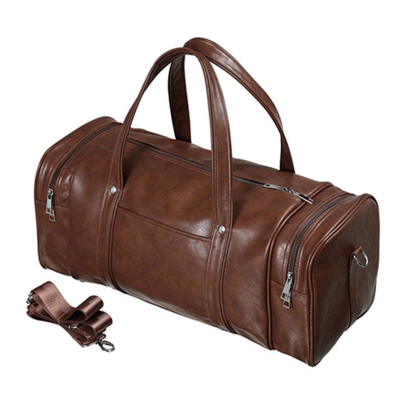 Men's And Women's PU Leather Travel Lightweight Waterproof Wear-resistant Gym