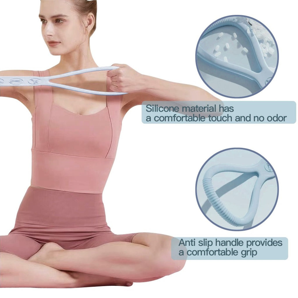 8-character Puller, Silicone Yoga Auxiliary Home Elastic Band Mini Kit, A Set