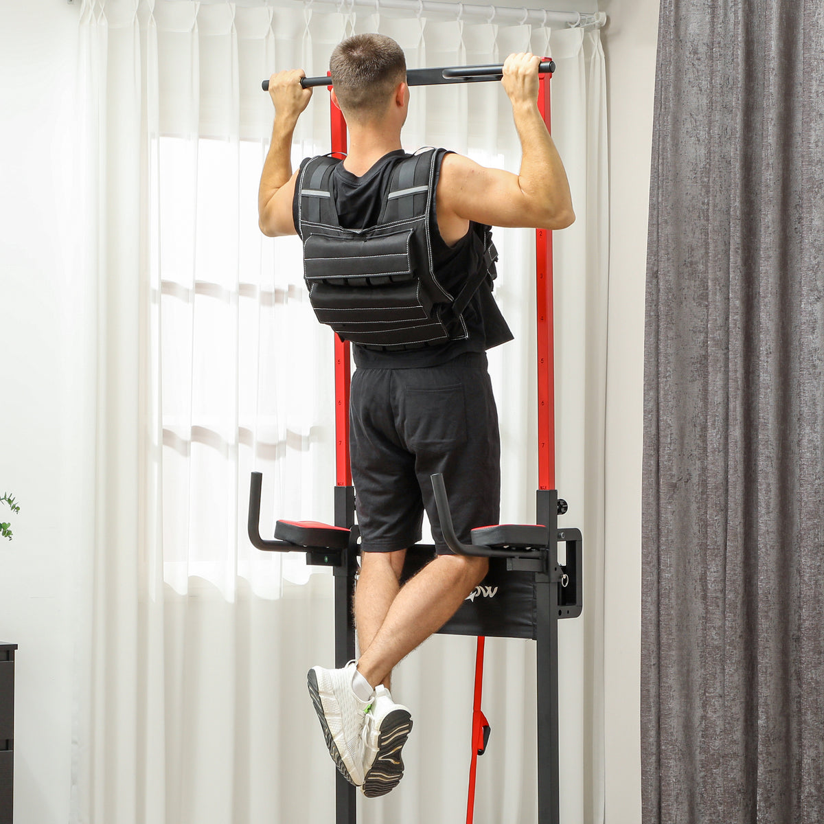 15KG Adjustable Weighted Vest With 30 Metal Weights