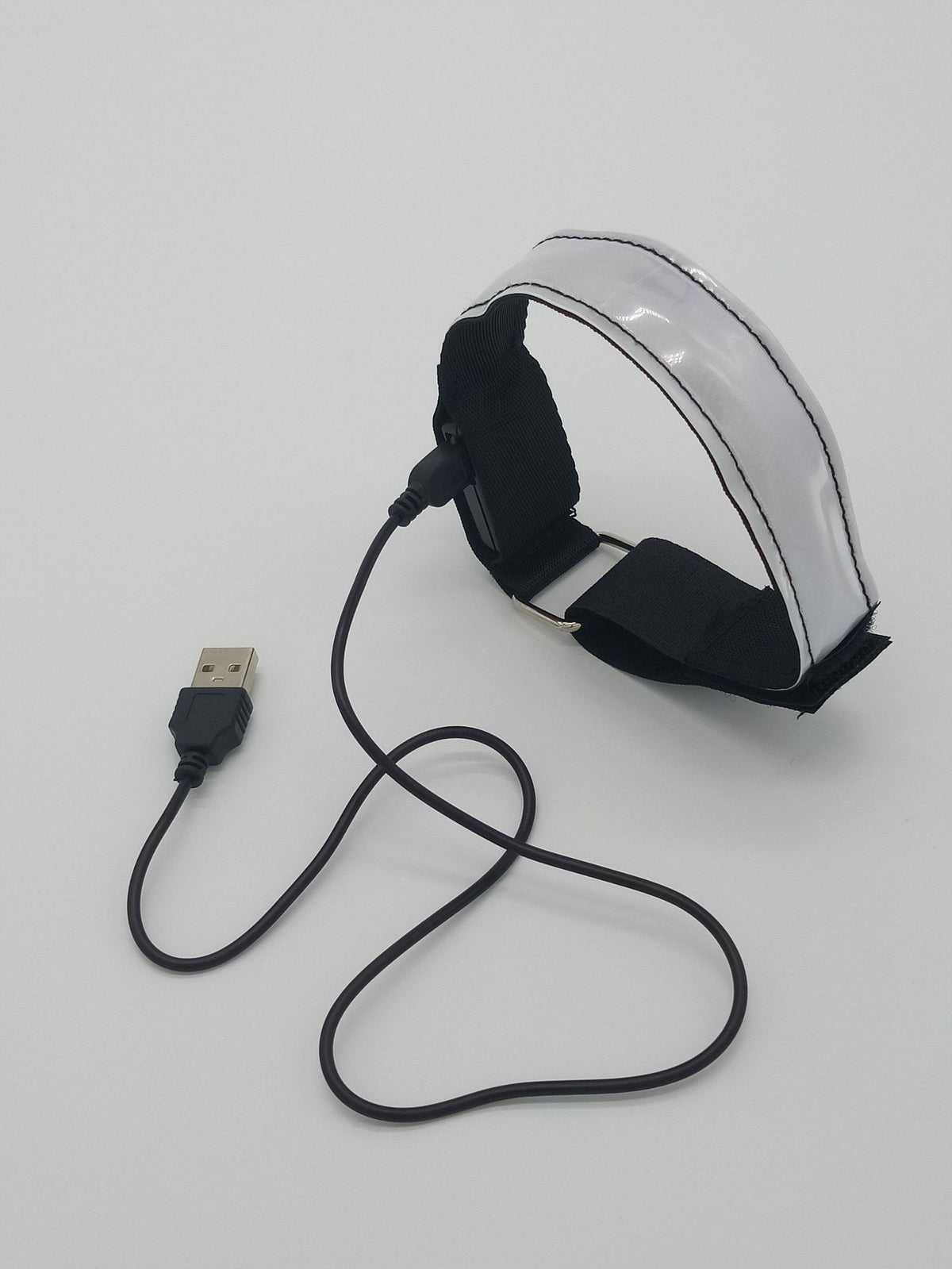 USB Charging LED Luminous Night Running Armband Bracelet Reflective Safety Belt