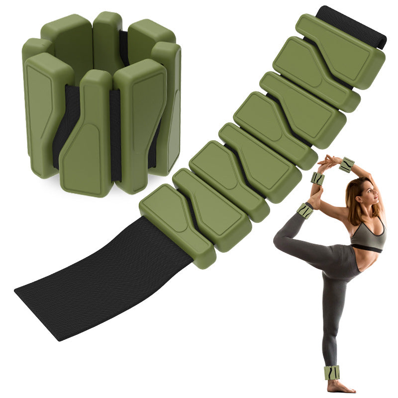 08 Weighted Silicone Fitness Bracelet Invisible Gear Leg Sandbags Armwrist