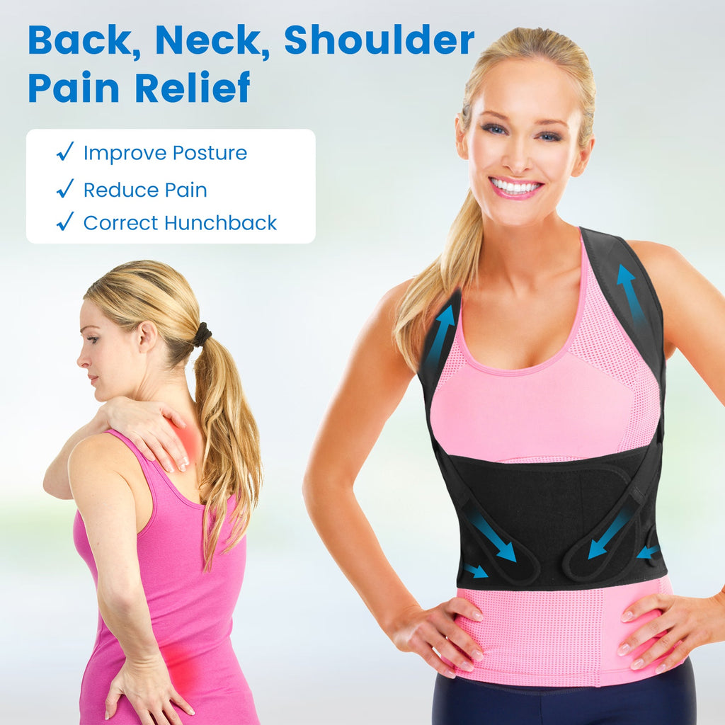 3 Size Options Posture Corrector For Women Men Adjustable Back Brace Trainer