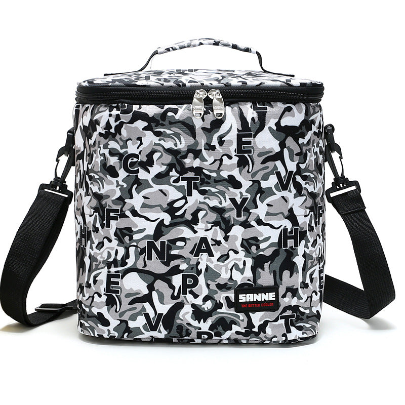 Outdoor Large Capacity Picnic Ice Pack Oxford Cloth Lunch Box PVC Insulated Bag