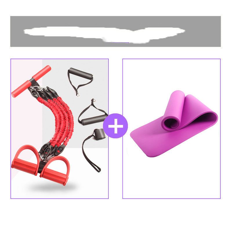 Multi Function Tension Rope Strong Fitness Resistance Bands Latex Pedal Pull