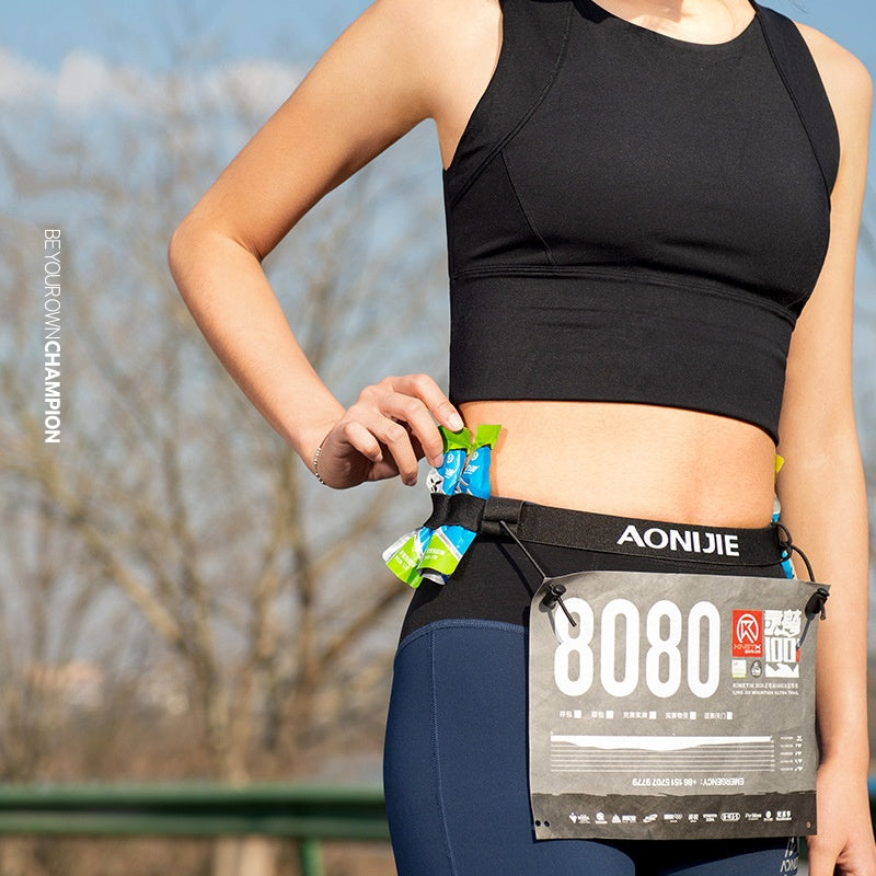 Marathon Bib Number Running Reflective Belt