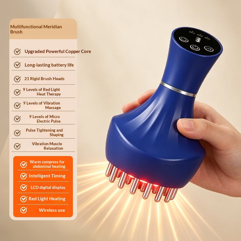 Electric Meridian Brush For Full-body Massage Universal Use