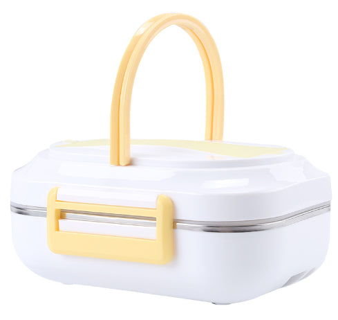 Three-grid Electric Heating Lunch Box Food Heater For Vehicle-mounted Office