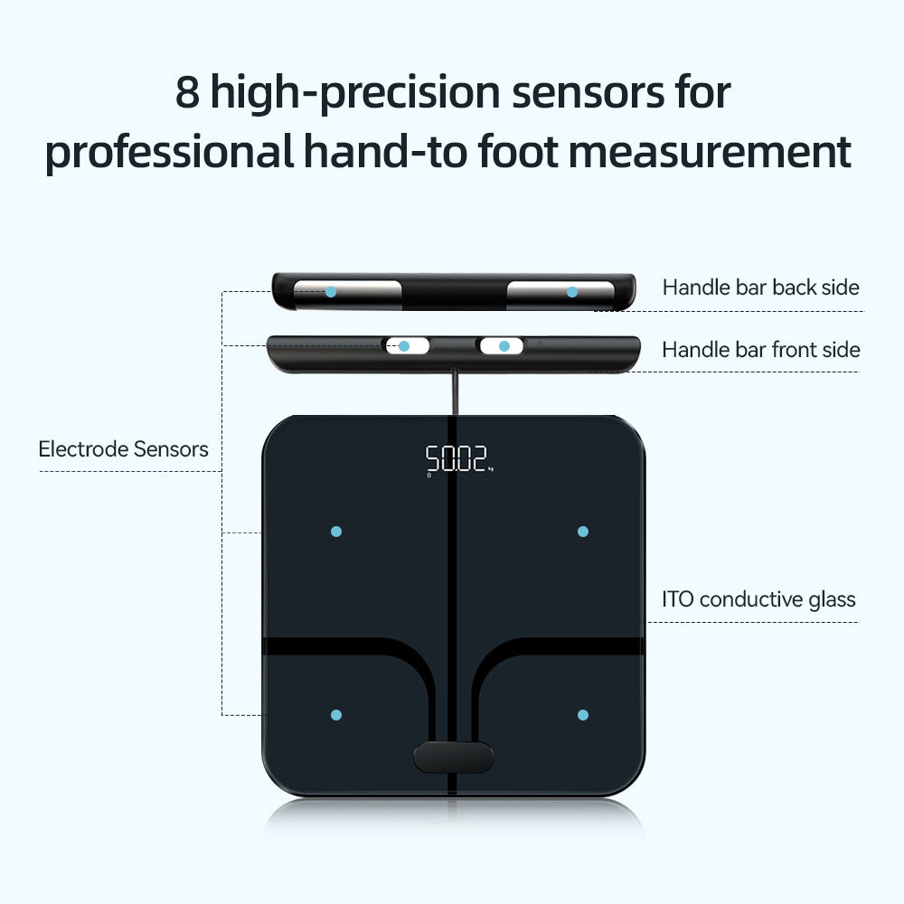 Professional 8-electrode Body Scale With A Standalone Smart App