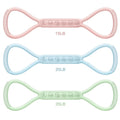 8-character Puller, Silicone Yoga Auxiliary Home Elastic Band Mini Kit, A Set