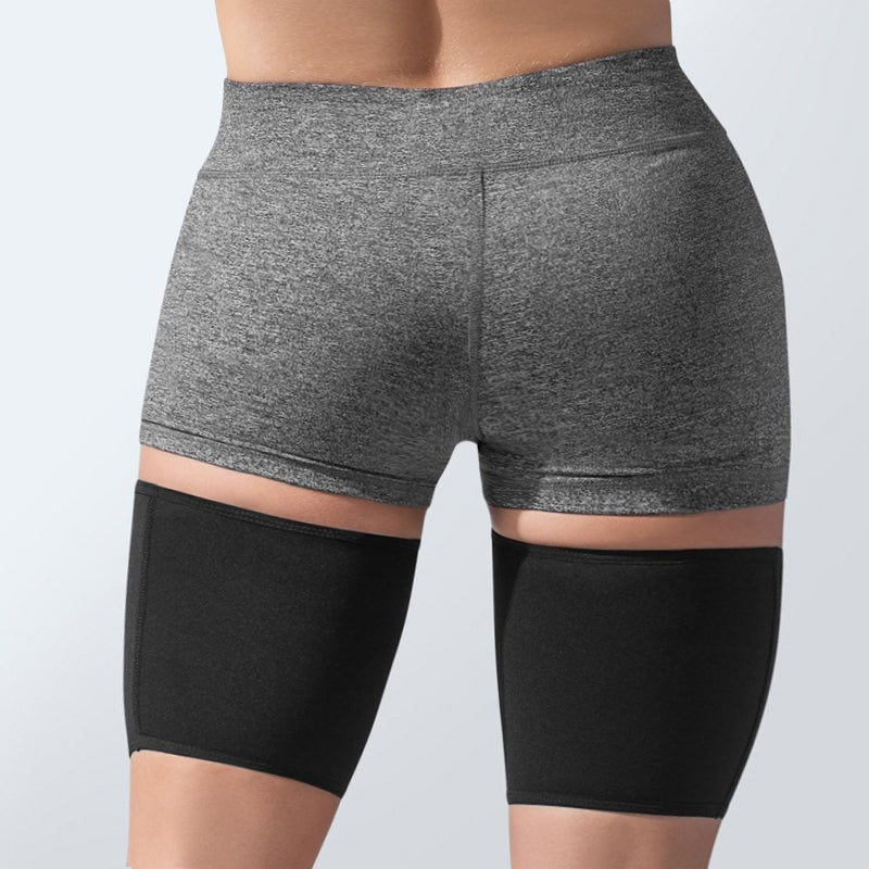 Thermo Thighs Shaper Slimming Compression Leg Wrap Sleeve Workout Sweat Sauna