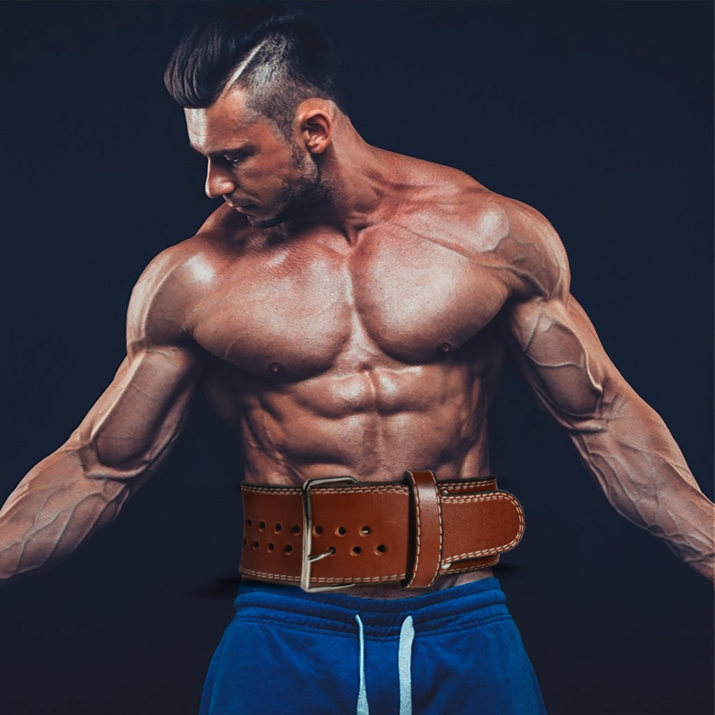 Leather Squats Weightlifting Belt Barbell Dumbbell Fitness Gym Weights Training