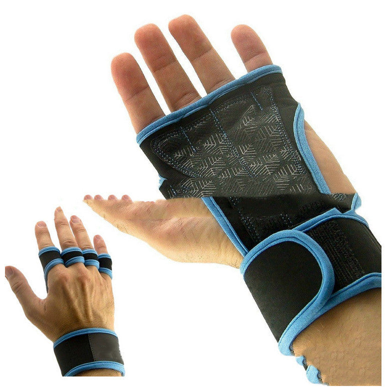Weightlifting Gloves Half Finger With Wrist