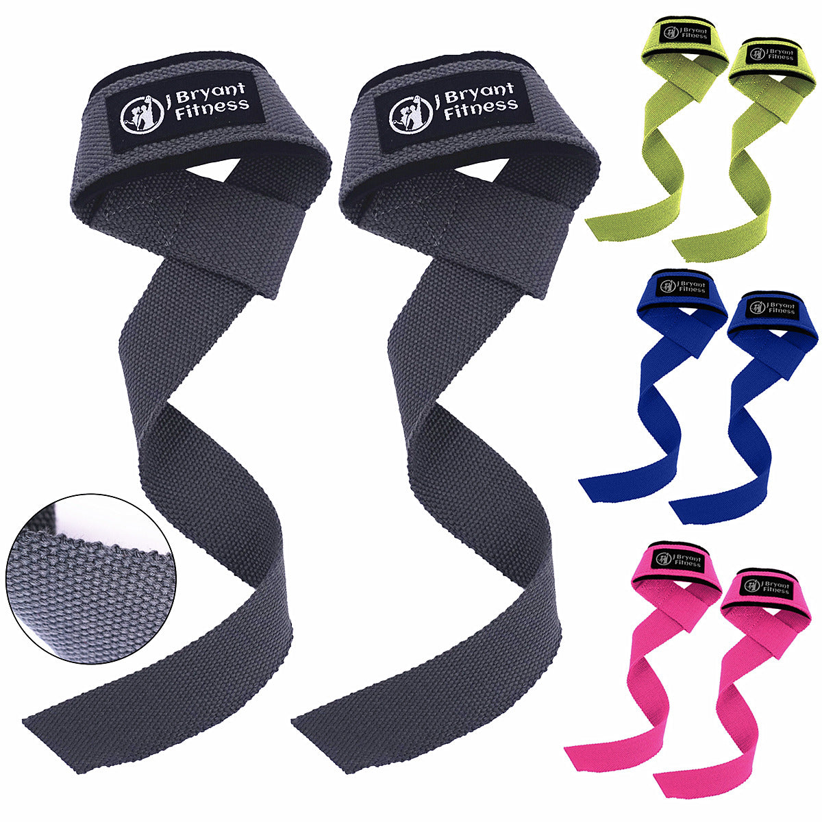 1 Pair Gym Lifting Straps Fitness Gloves Anti-slip Hand