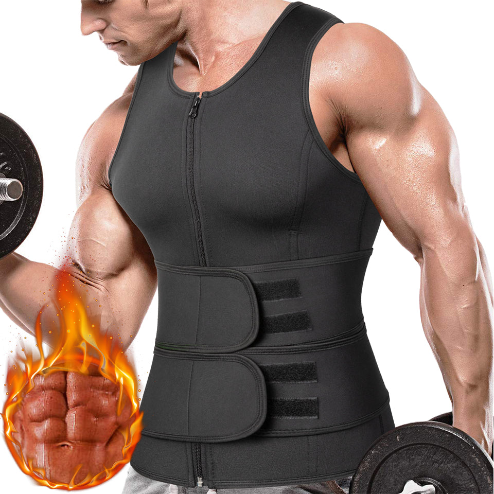 Men's Sauna Sweat Vest Waist Trainer
