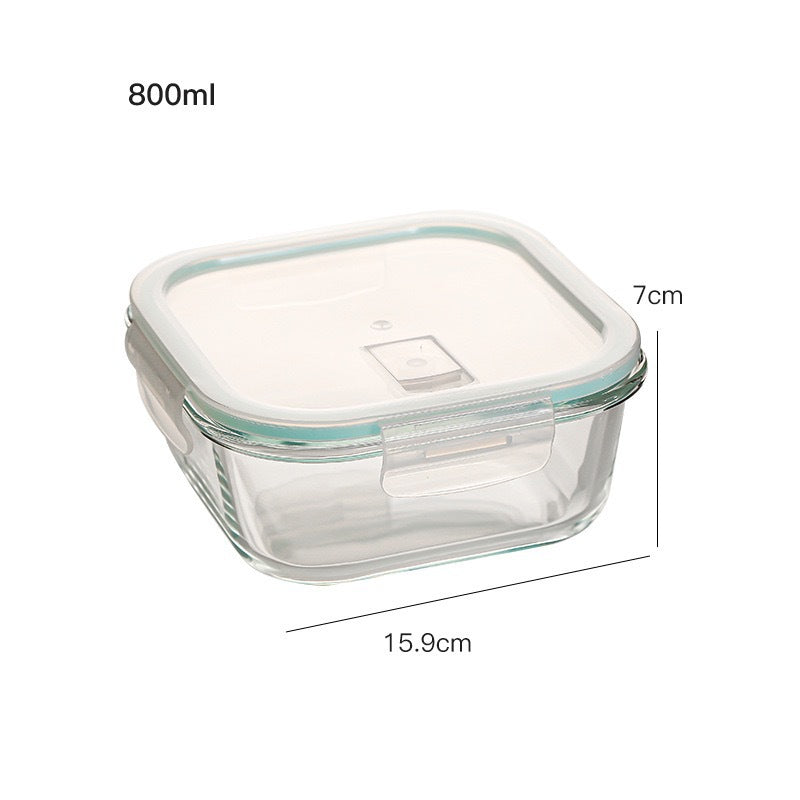 Glass Lunch Box Microwave Separation Type