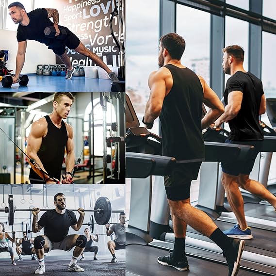 Sauna Sweat Vest Workout Tank Top Waist Trainer For Men Compression Enhancing