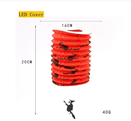 Halloween Holiday Decoration Lanterns Cloth Art Ghost String Lights
