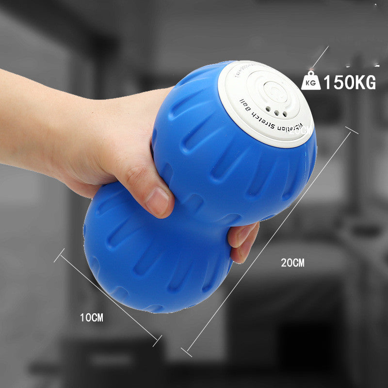 Electric Vibrating Peanut Ball Muscle Relaxing Home Gym Fitness Yoga Massager