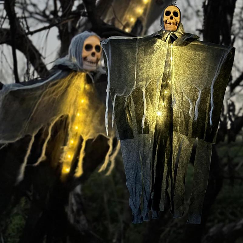 Halloween Decorations Horror Hanging Ghost Skull Skeleton Prop Perfect For Home
