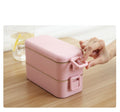 Wheat Straw Lunch Box Japanese Tableware Microwave Oven Student Multi-layer
