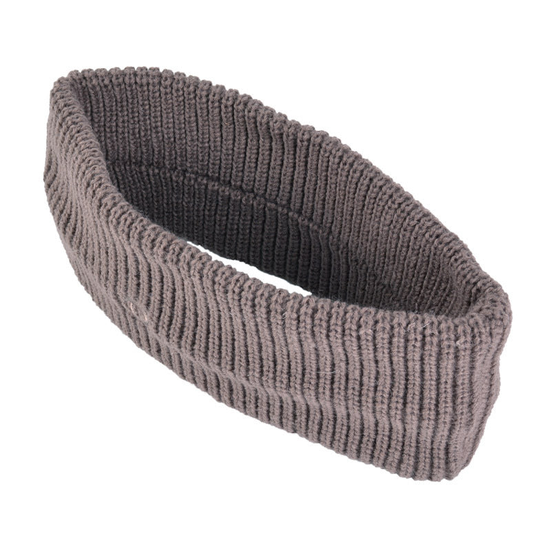 Fashion Hair Band Wool Simple Elastic Solid Color Face Wash Makeup Sports