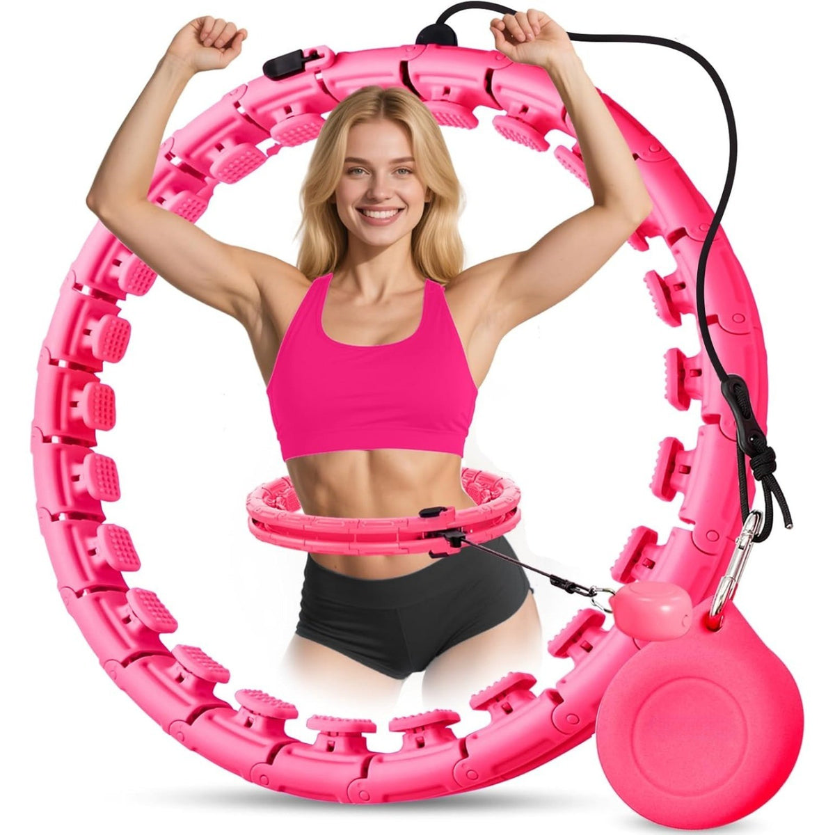 Smart Weighted Hula Hoop with 24 Detachable Links